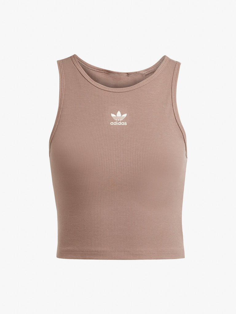 ADIDAS Canotte ESS RIB TANK JC9009 Donna Marrone