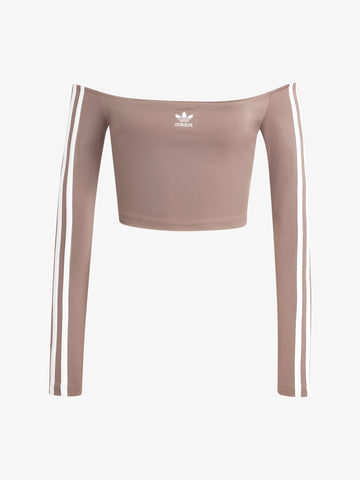 ADIDAS T-shirt OFFSHOULDER LS JD0276 Donna Marrone