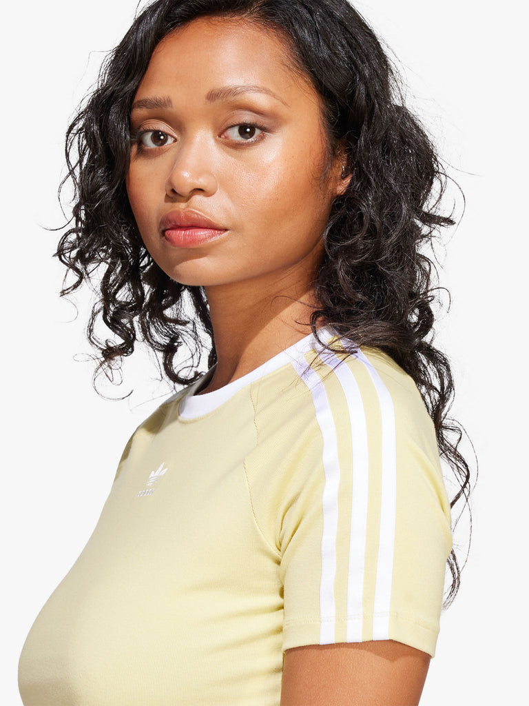 ADIDAS T-shirt 3 S BABY TEE JD0307 Donna Giallo