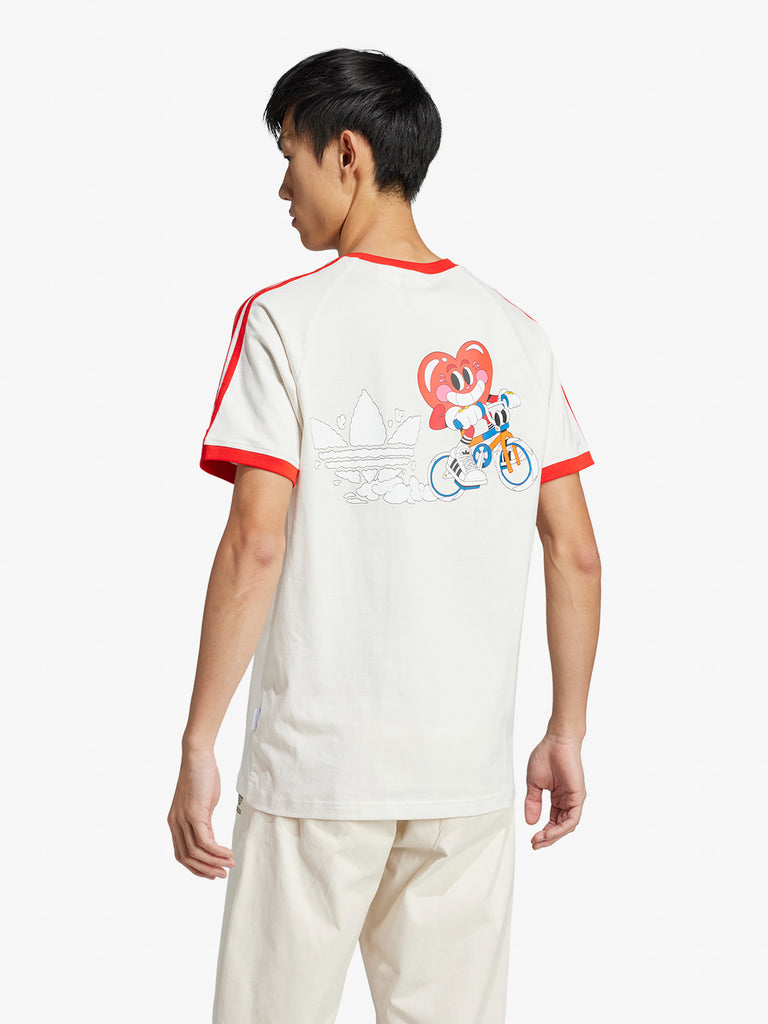 ADIDAS T-shirt Q2 MBN CALI TEE JD0716 Uomo Bianco