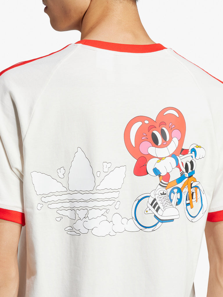 ADIDAS T-shirt Q2 MBN CALI TEE JD0716 Uomo Bianco