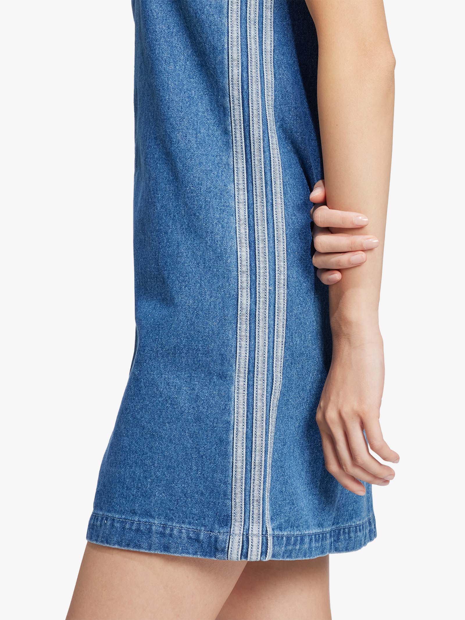 ■adidas■ Adicolor Denim 3S Tank Dress JD2580 adidas Adicolor Denim 3-Stripes Tank Dress Indigo Denim