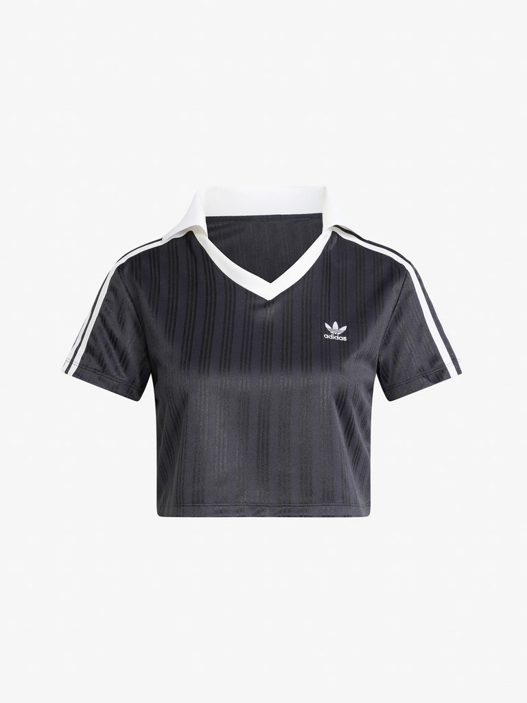 ADIDAS T-shirt V-NECK POLO JD2606 Donna Nero