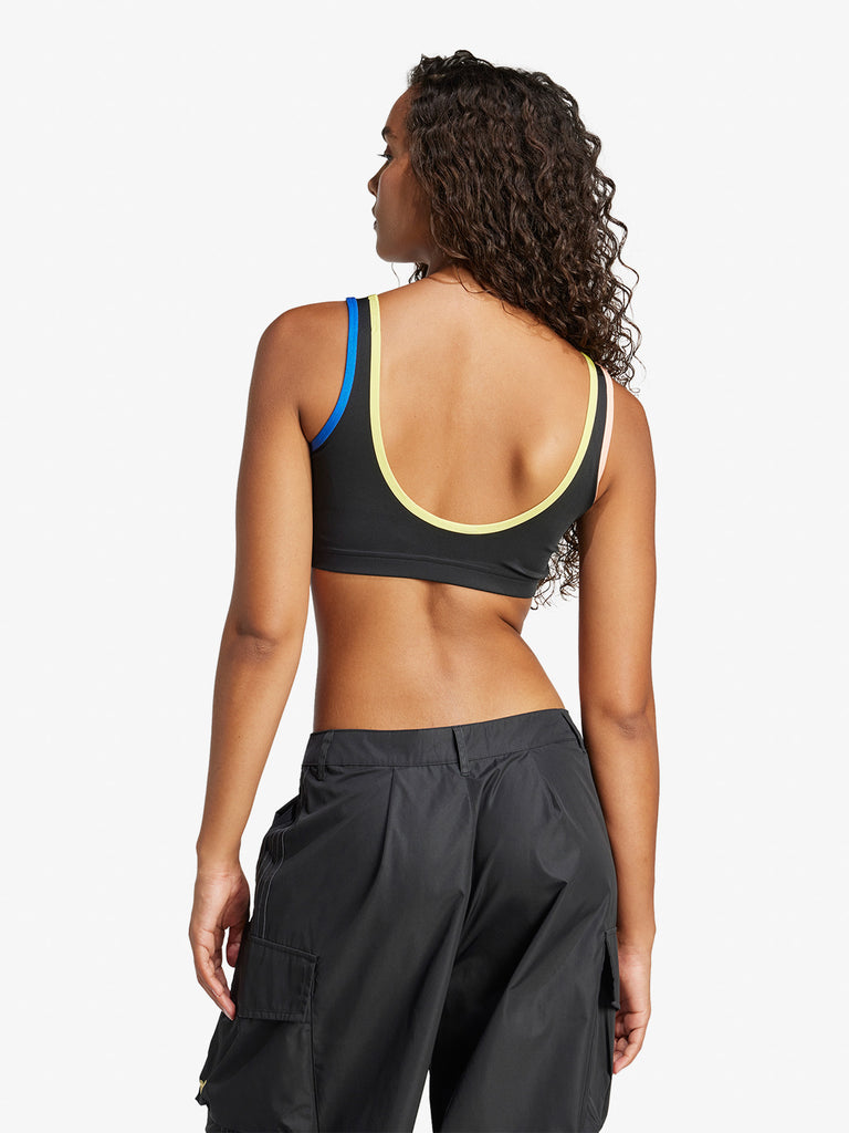ADIDAS Top LINEAR BRA JD2735 Donna Nero