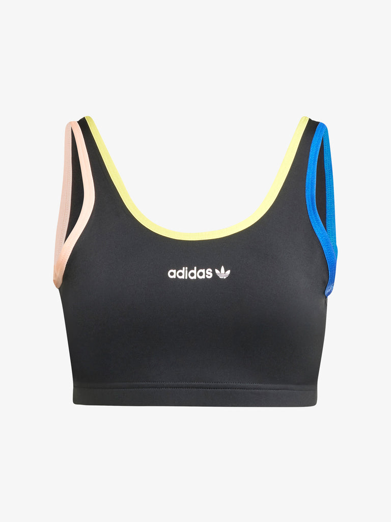 ADIDAS Top LINEAR BRA JD2735 Donna Nero