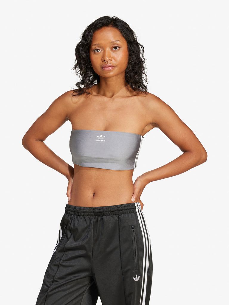 ADIDAS Top 3S TUBE TOP JD3385 Donna Grigio