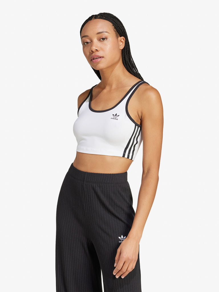 ADIDAS top 3s bra top donna bianco cotone