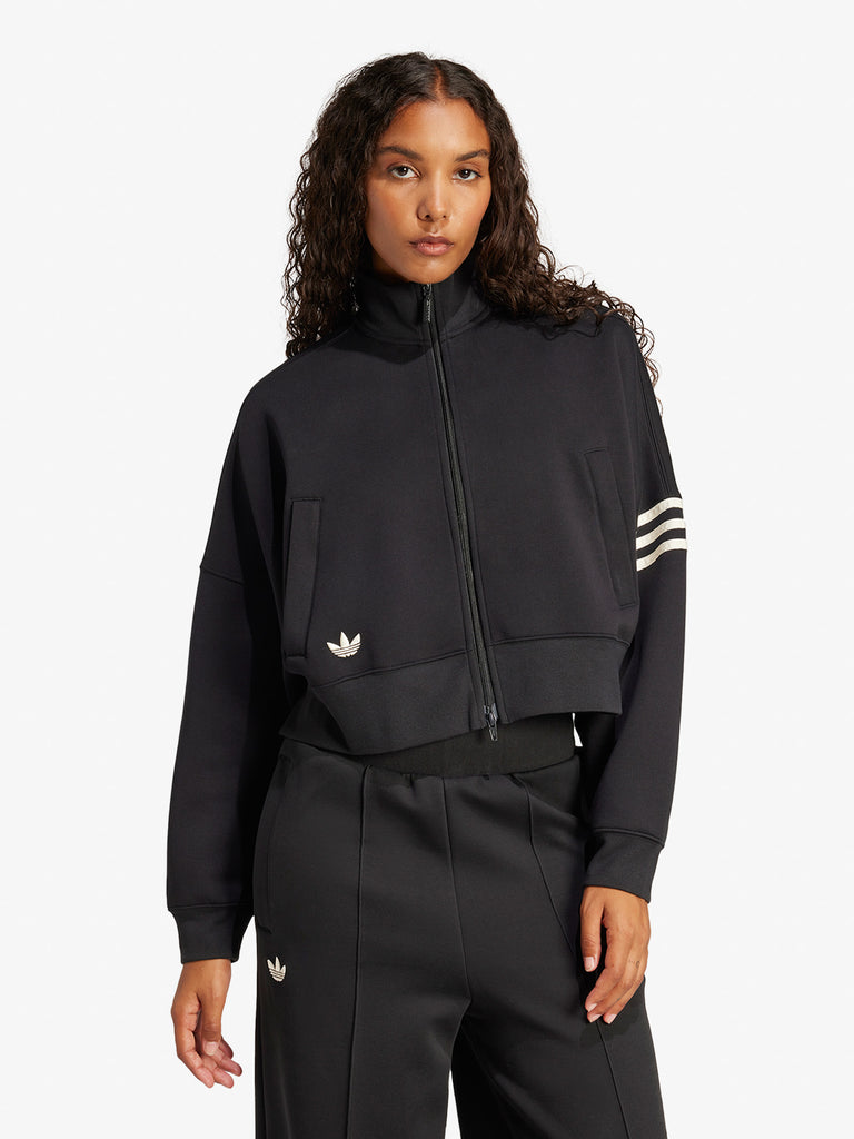 ADIDAS Felpe girocollo NEUCL TRACKTOP JI8495 Donna Nero