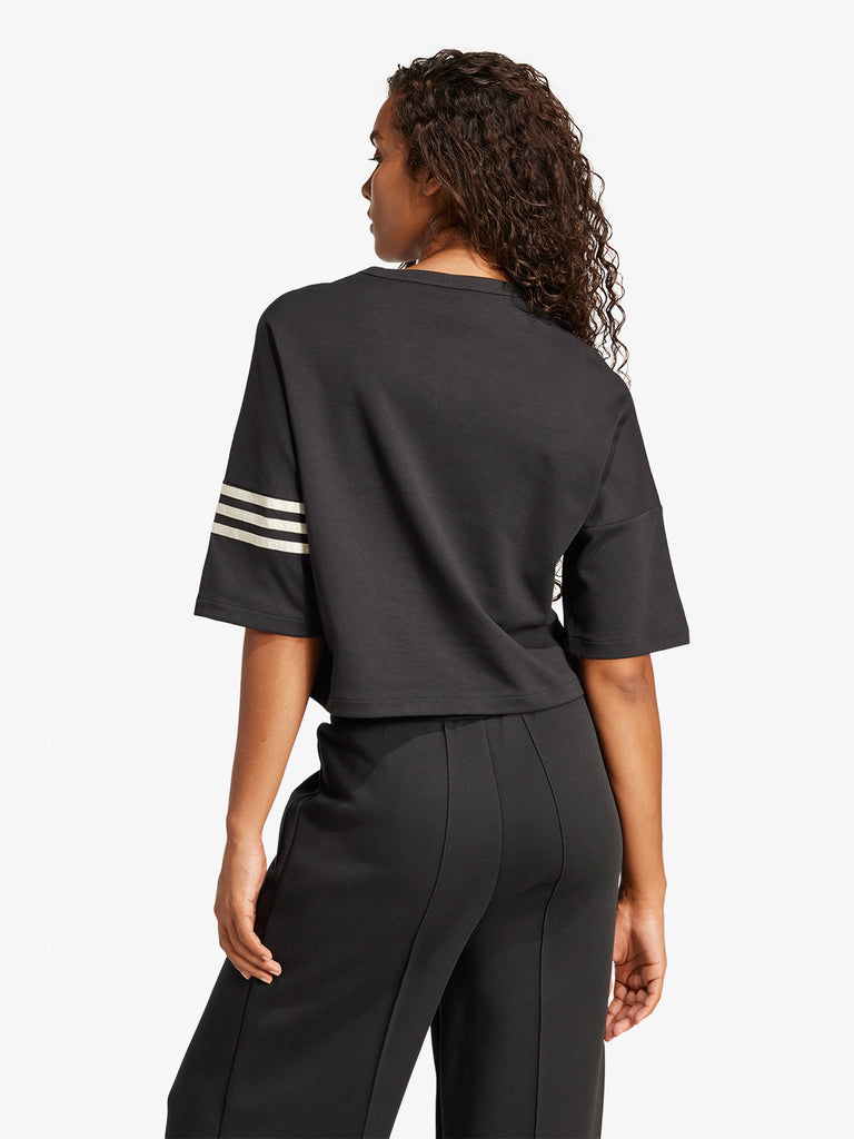 ADIDAS T-shirt NEUCL Donna Nero Cotone