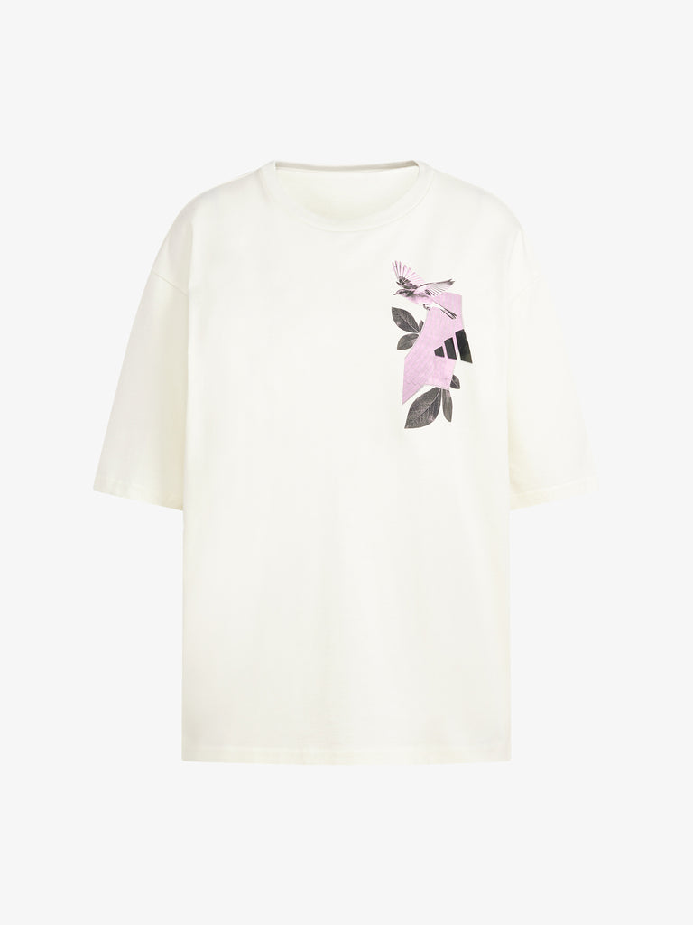 ADIDAS t-shirt w t lens pkt t donna bianco cotone