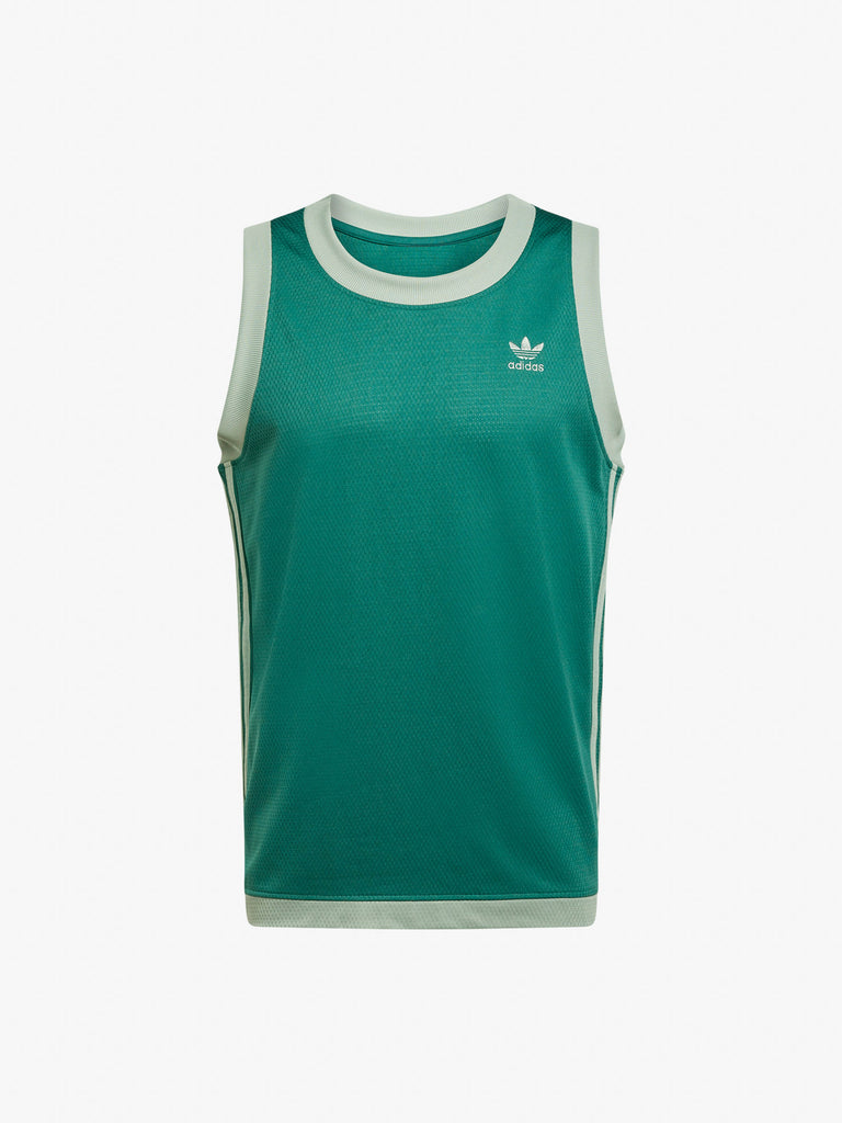 ADIDAS Canotte Mockeyelet vest JP1096 Uomo Verde