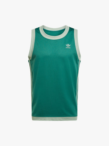 ADIDAS Canotte Mockeyelet vest JP1096 Uomo Verde