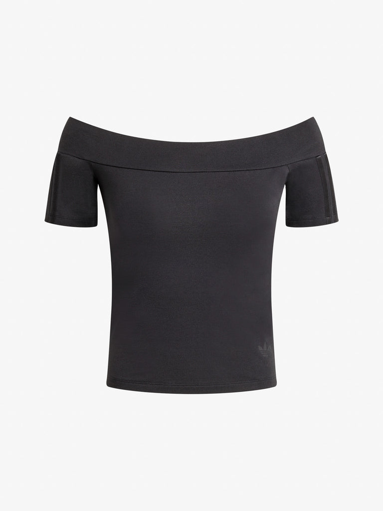 ADIDAS t-shirt adicolor bandeau donna nero cotone