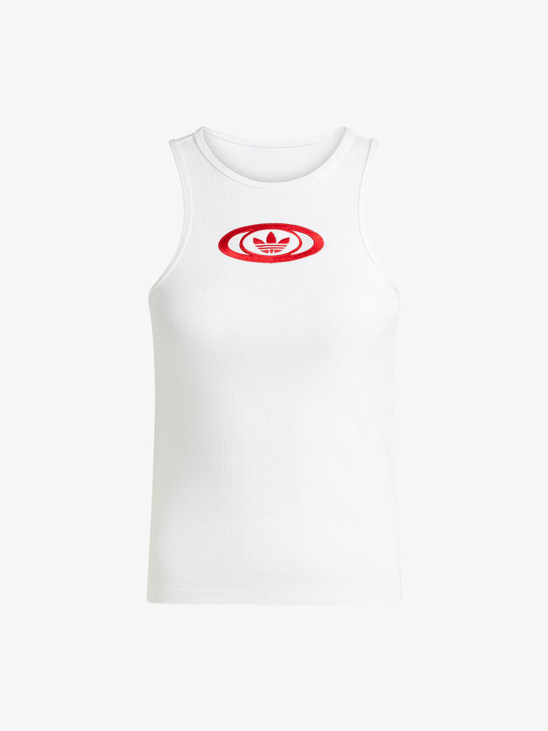 ADIDAS canotte campus2000 tank donna bianco viscosa