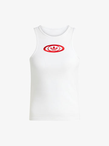 ADIDAS canotte campus2000 tank donna bianco viscosa