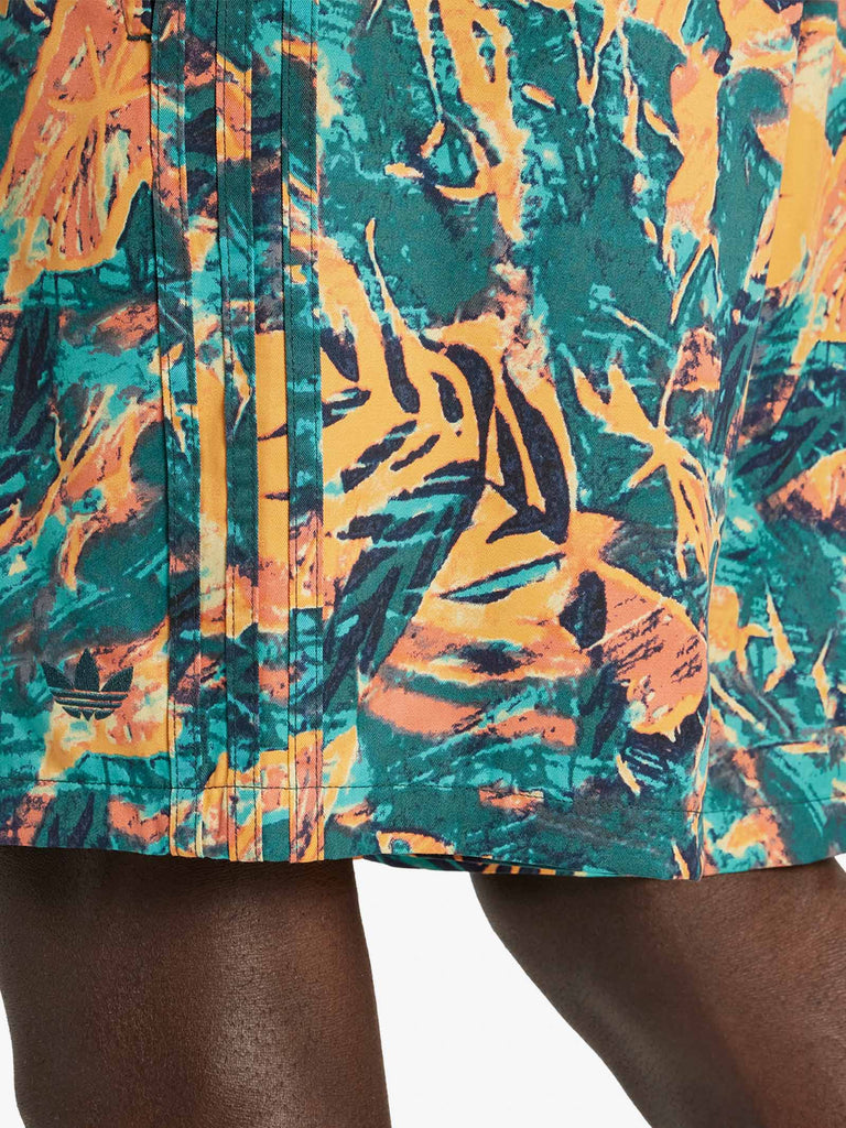 ADIDAS shorts floral uomo multicolor lyocell