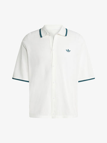 ADIDAS camicie knitted uomo panna cotone