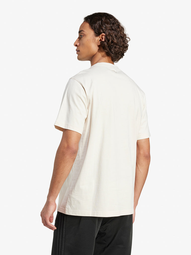 ADIDAS t-shirt graphic tee uomo panna cotone