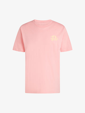 ADIDAS t-shirt graphic tee uomo rosa cotone
