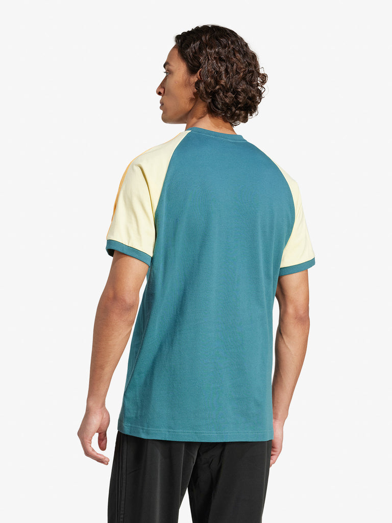 ADIDAS t-shirt cali tee uomo verde cotone