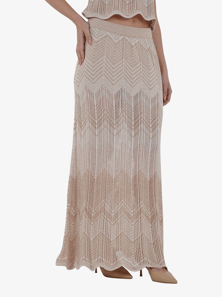 AKEP Gonne lunghe Donna Panna Viscosa