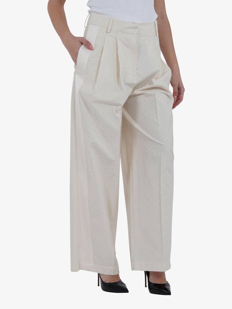 ALYSI Pantaloni BANDE 105137P5010 Donna Panna