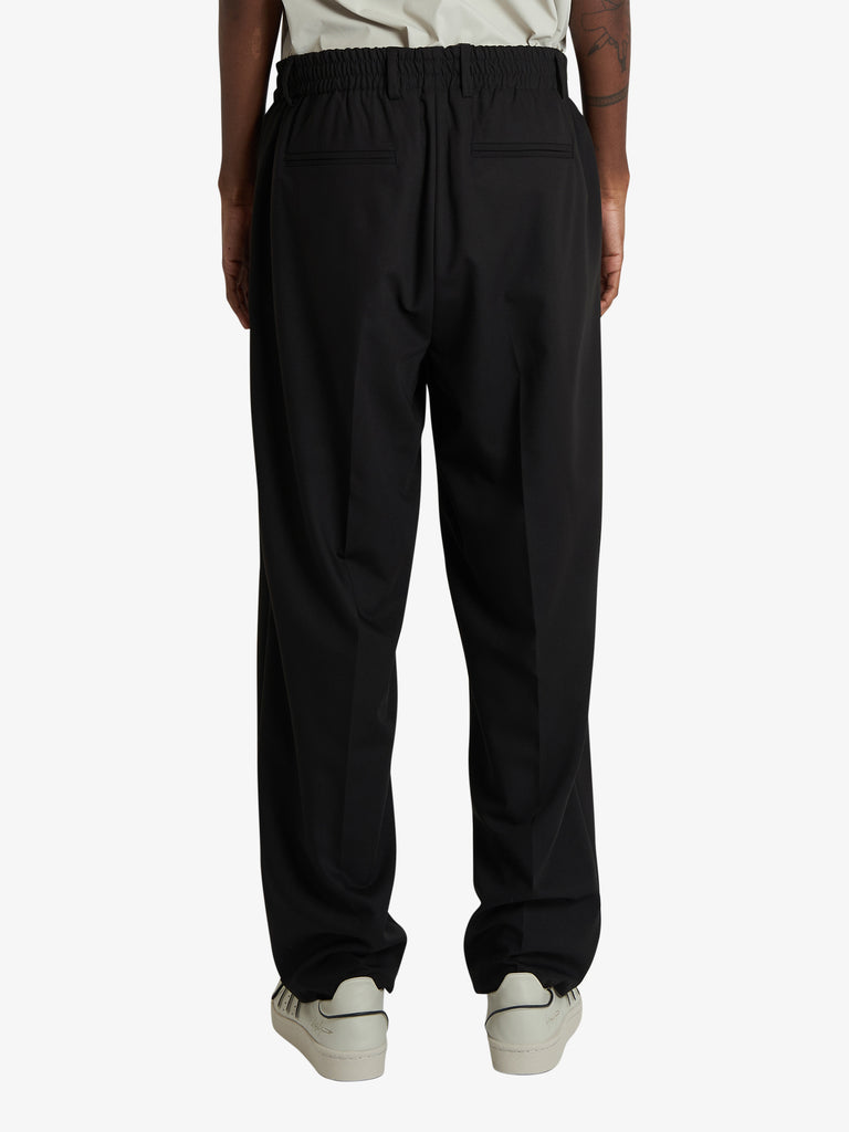 C93 pantaloni vita normale uomo nero poliestere