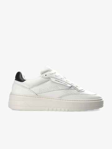 COPENHAGEN Sneakers con punta tonda Uomo Pelle Bianco