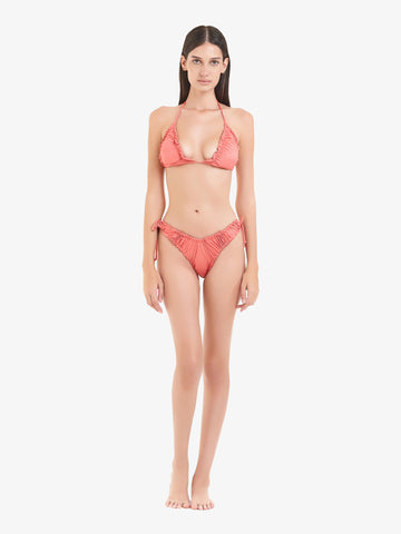 COTAZUR costumi da bagno drappeggiato donna rosa poliestere