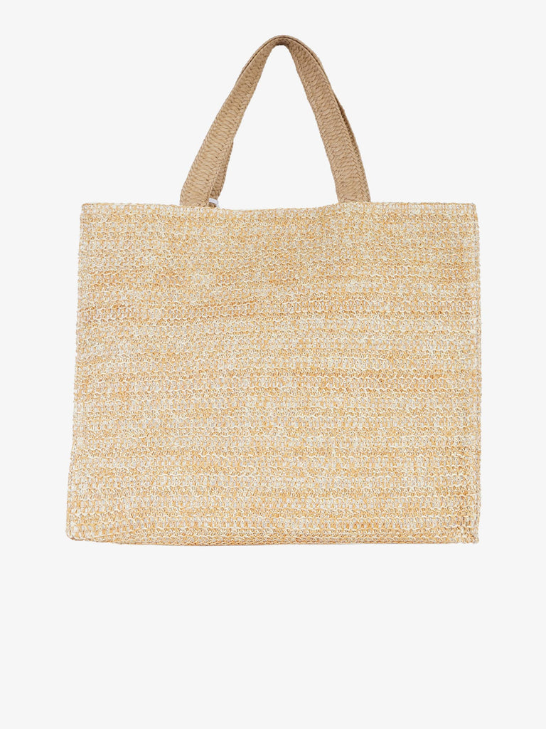 COTAZUR borse a mano donna borsa rafia beige