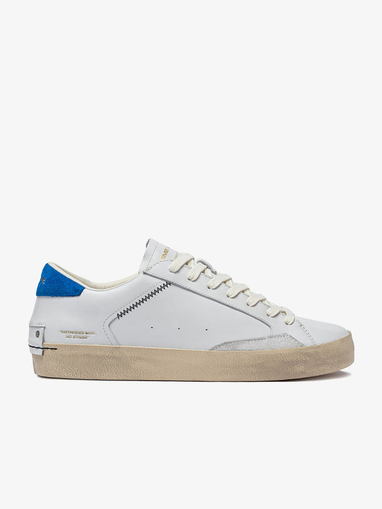 CRIME LONDON sneakers 14003PP7 uomo pelle bianco