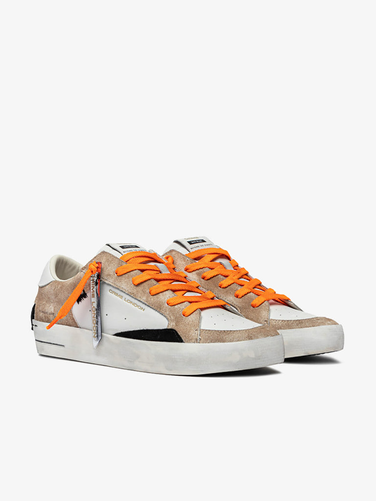 CRIME LONDON sneakers 14104PP7 uomo pelle beige