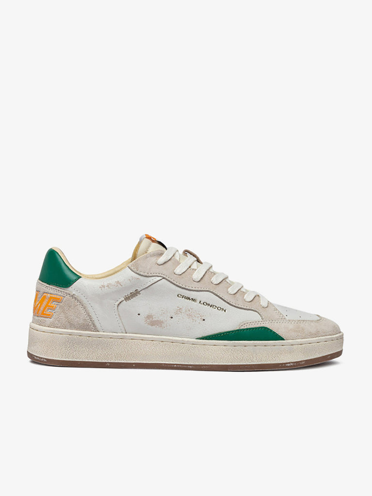 CRIME LONDON sneakers 14200PP7 uomo pelle bianco