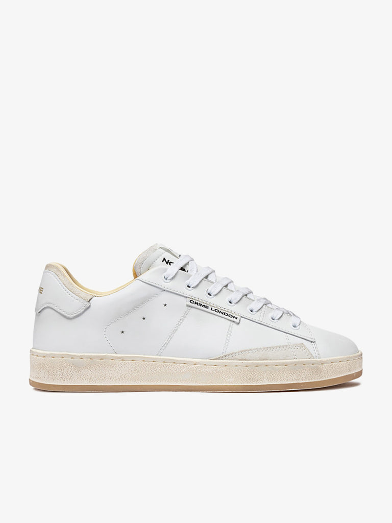 CRIME LONDON sneakers 14231PP7 uomo pelle bianco