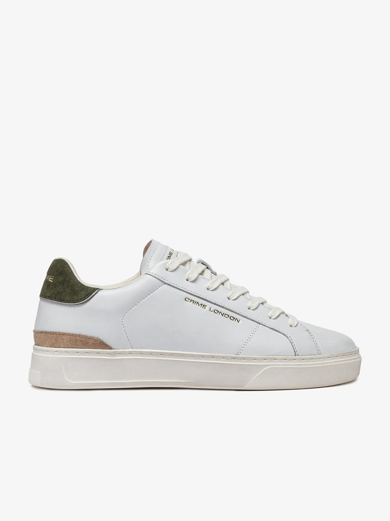CRIME LONDON sneakers 14702PP7 uomo pelle bianco