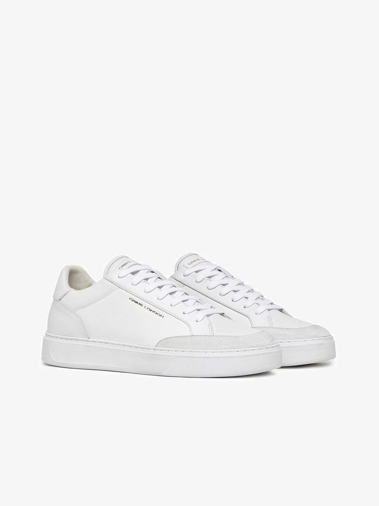 CRIME LONDON Sneakers Eclipse 17670PP6 uomo pelle bianco