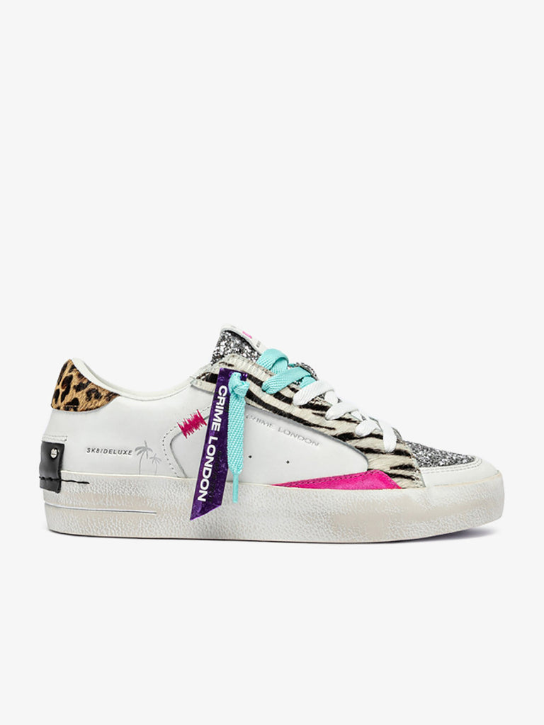 CRIME LONDON sneakers 20105PP7 donna pelle bianco