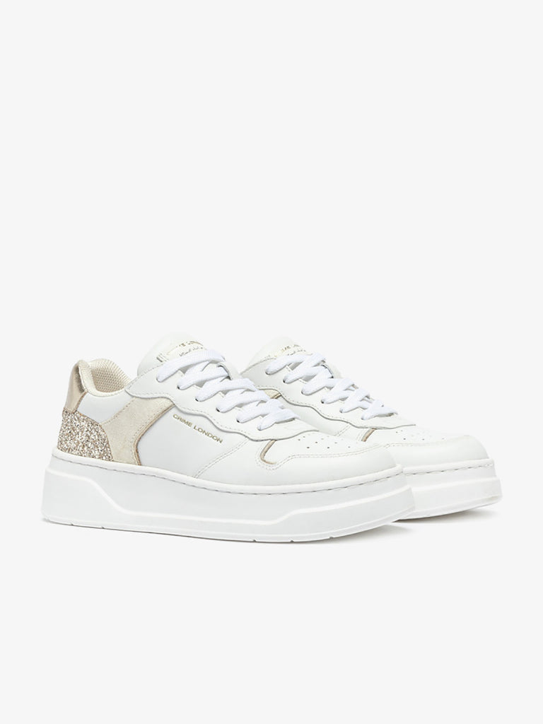 CRIME LONDON sneakers 20702PP7 donna pelle bianco