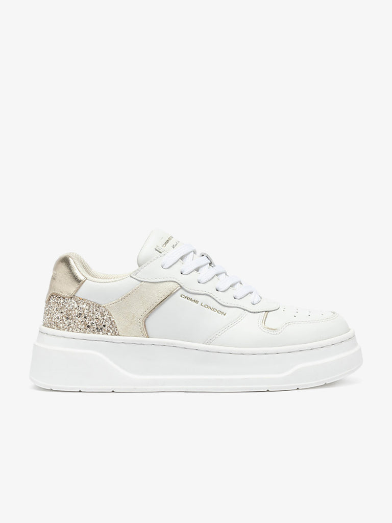 CRIME LONDON sneakers 20702PP7 donna pelle bianco