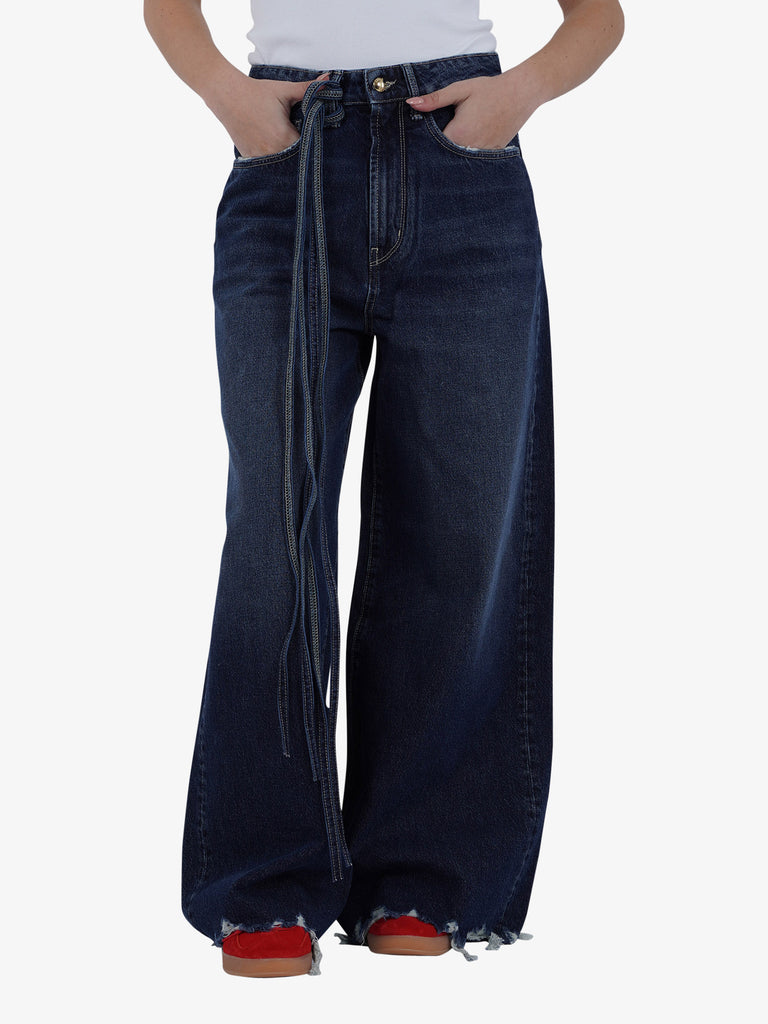 CYCLE Jeans BIG LOW SUPER WIDE 352P533 Donna Blu