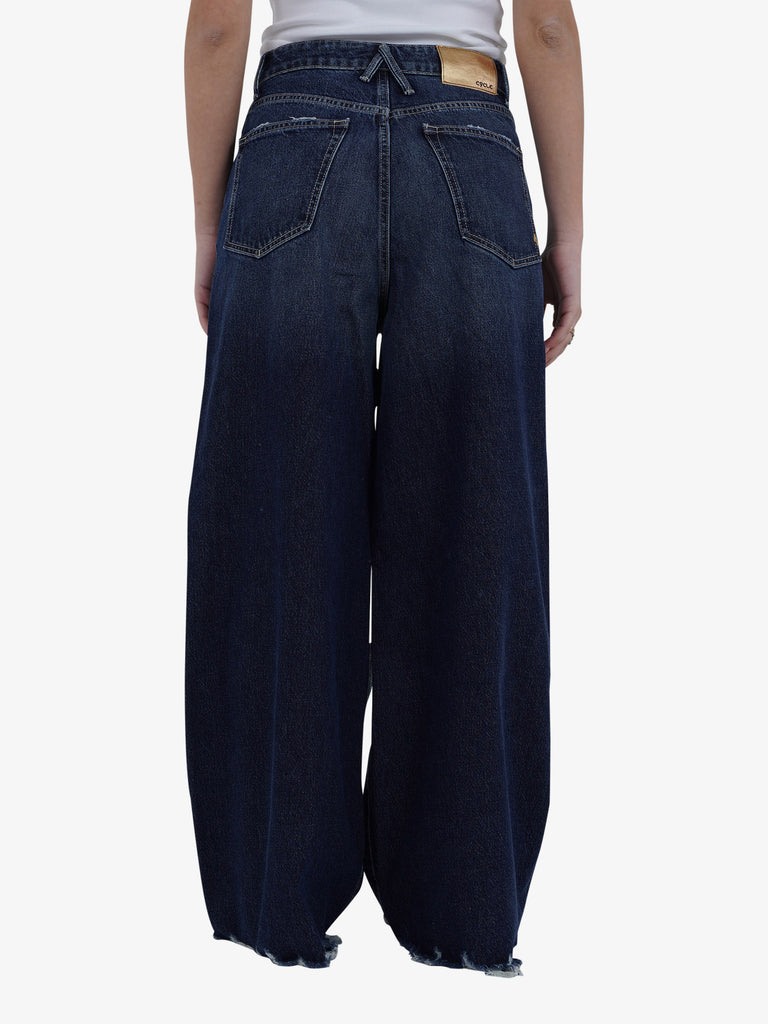 CYCLE Jeans BIG LOW SUPER WIDE 352P533 Donna Blu