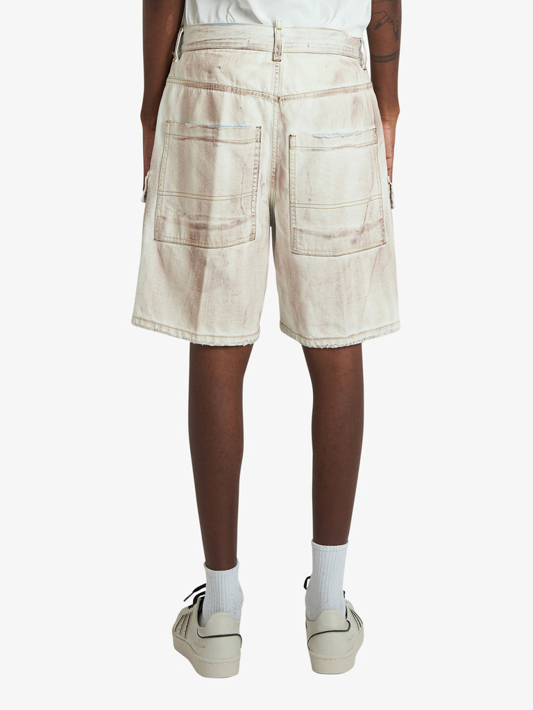 DARK LABEL shorts vita normale uomo denim cotone