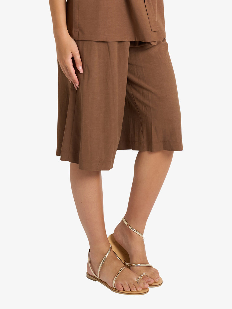 DIXIE bermuda donna marrone viscosa