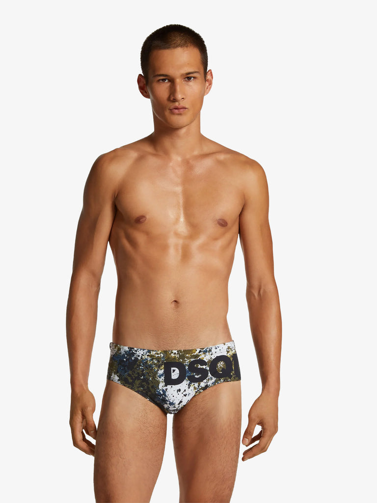 DSQUARED2 Costumi da bagno SWIM BRIEF D7B2E6110 Uomo Verde