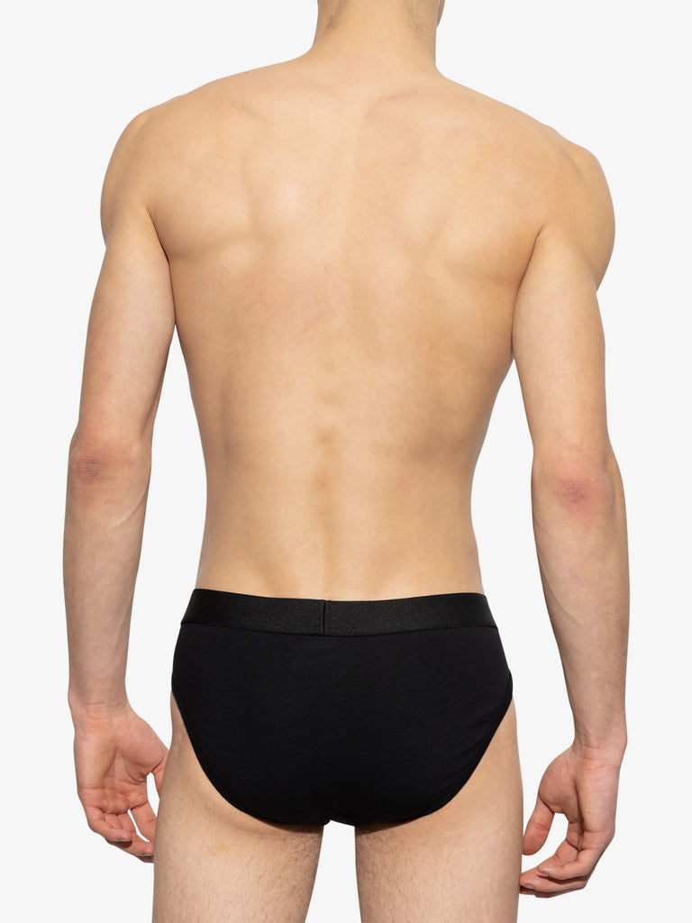 DSQUARED2 Slip TWIN PACK BRIEF DCX200070 Uomo Nero