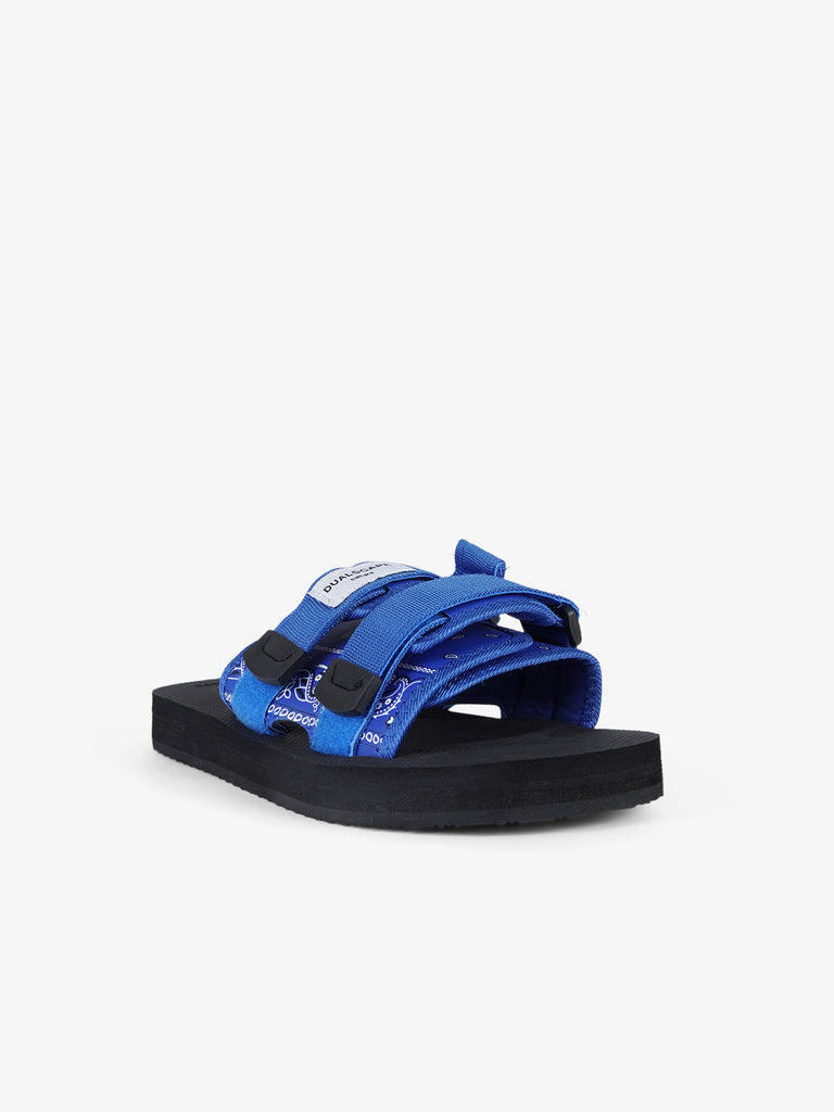 DUALSCAPE ciabatte bandana gomma blu