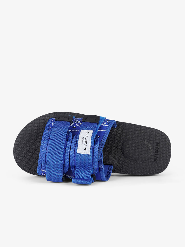 DUALSCAPE ciabatte bandana gomma blu