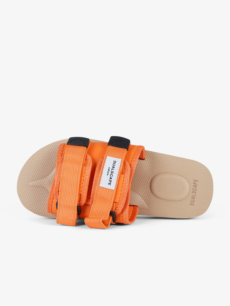 DUALSCAPE ciabatte tinta unita gomma arancione