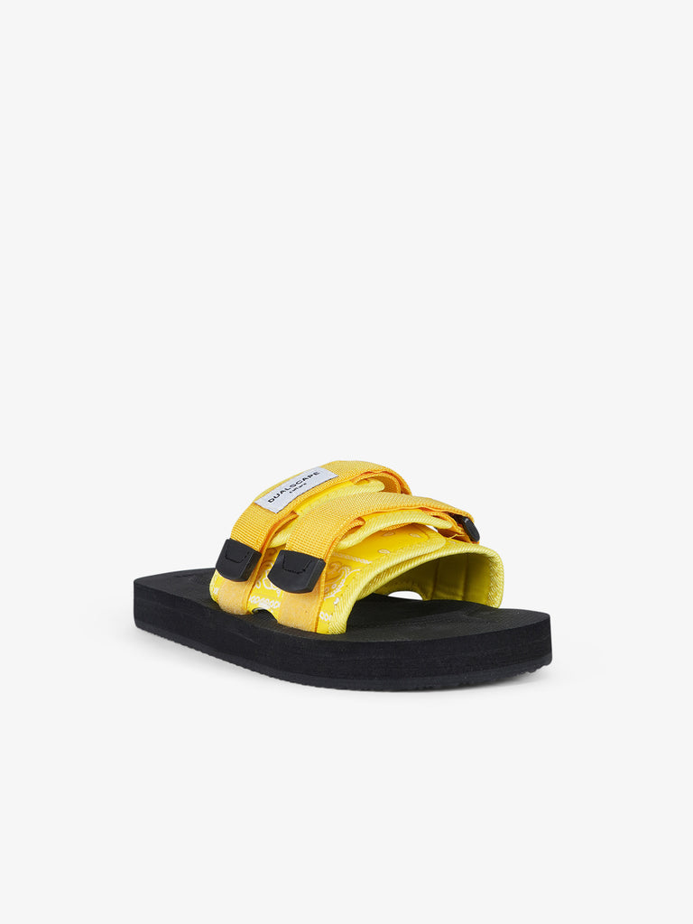 DUALSCAPE ciabatte bandana gomma giallo