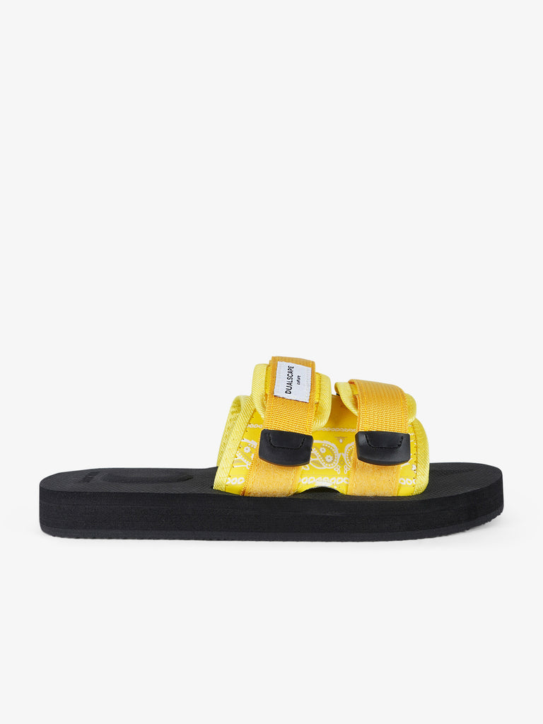 DUALSCAPE ciabatte bandana gomma giallo